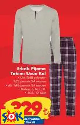 ERKEK PİJAMA TAKIMI UZUN KOL ERKEK PİJAMA TAKIMI UZUN KOL